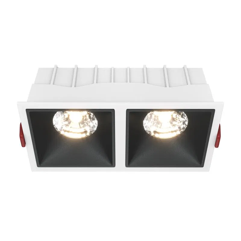 Светильник Alfa LED 2х15Вт 3000К 36град. Dim Triac встраив. Maytoni DL043-02-15W3K-D-SQ-WB