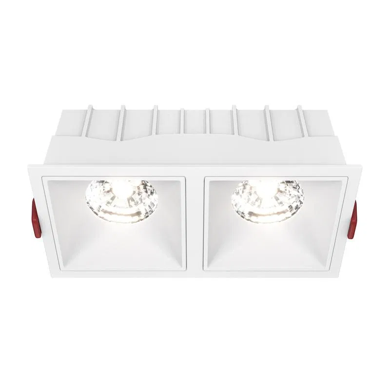 Светильник Alfa LED 2х15Вт 4000К 36град. Dim Triac встраив. Maytoni DL043-02-15W4K-D-SQ-W
