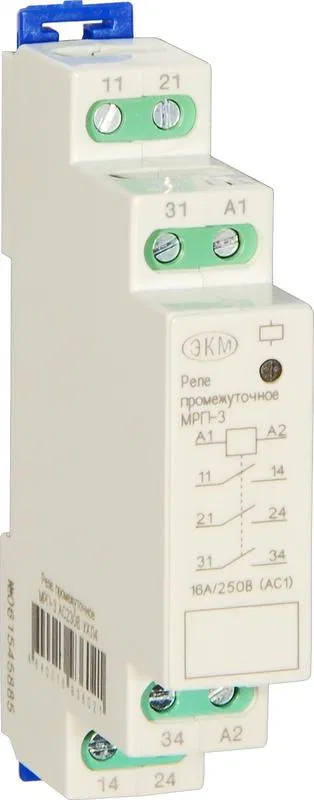 Реле промежуточное МРП-3 ACDC60В УХЛ4 (спец.) Меандр A8302-16931408