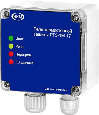 Реле термисторной защиты двигателя РТЗ-1М-17 AC230В/AC400B УХЛ2 (спец.) Меандр A8302-16937299