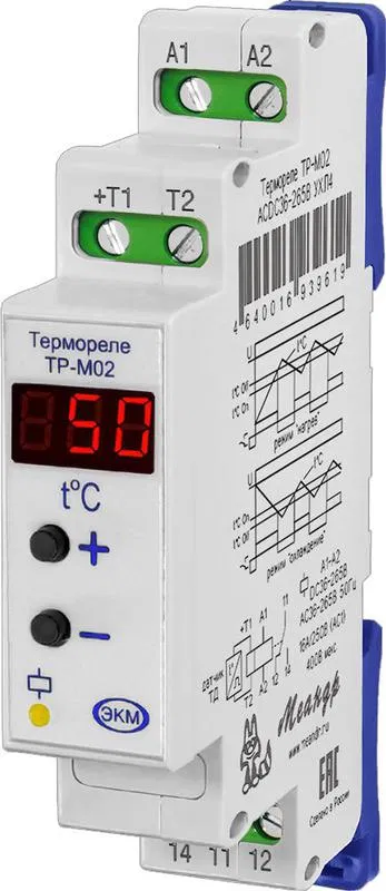 Реле температурное ТР-М02 ACDC10-30B УХЛ4 без датчика (спец.) Меандр A8302-19910857