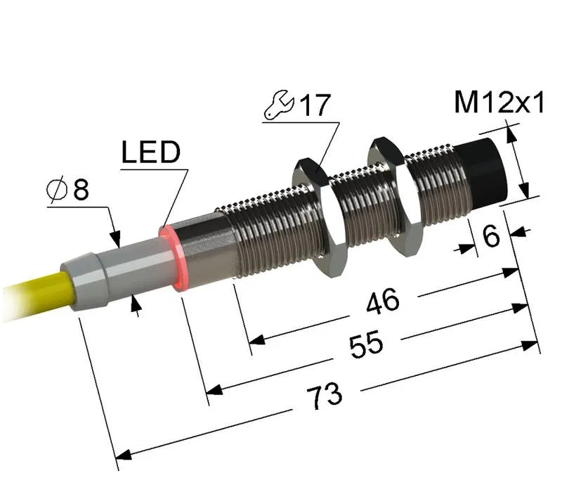 Выключатель бесконтактный PS2-12M73-4N61-Z100 (кабель 10м) МЕГА-К A8010-02839343