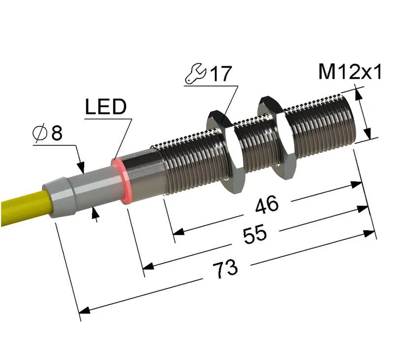 Выключатель бесконтактный PS2-12M73-4B11-Z (ВБ2.12М.73.4.1.1.Z) МЕГА-К A8010-34129665