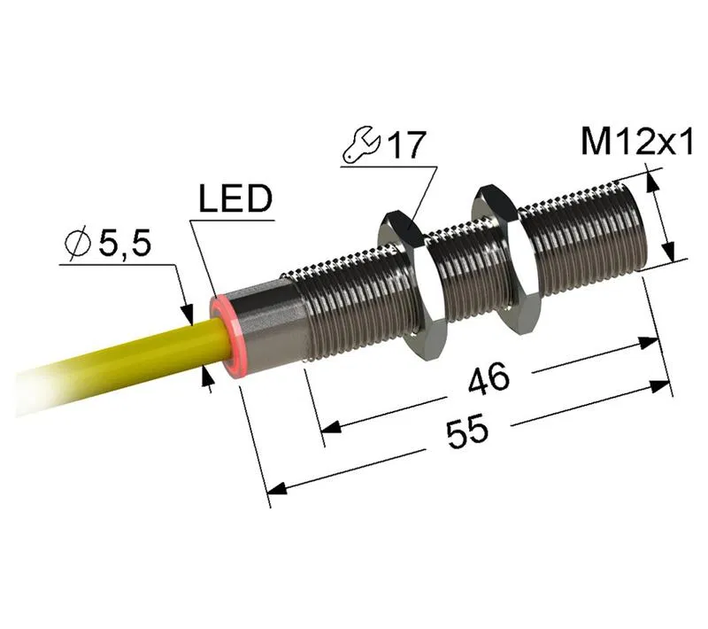 Выключатель бесконтактный PS2-12M55-4B21-K МЕГА-К A8010-79683955