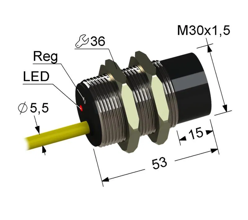 Выключатель бесконтактный PS1-30M53-30N51-K (PS1-30M53-20N11-K) МЕГА-К A8010-79689360
