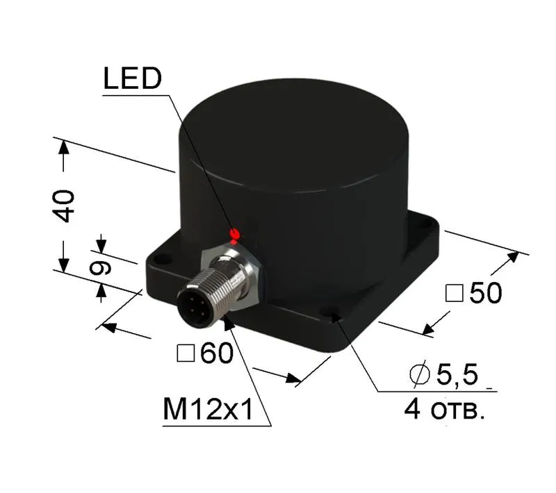Выключатель бесконтактный PS2-33-20B51-C4 (ВБ2.33.ХХ.20.5.1.С4) (функциональный аналог ПИП-16-4) МЕГА-К A8010-80086906