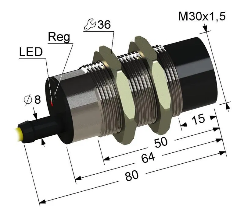 Выключатель бесконтактный PS2RT-30M80-15N11-Z (ВБ2ЧТ.30М.80.15.1.1.Z) МЕГА-К A8010-80087330