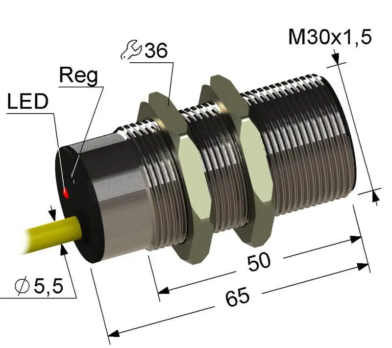Выключатель бесконтактный PS1-30M65-10B21-K (ВБ1.30М.65.10.2.1.К) МЕГА-К A8010-80087484