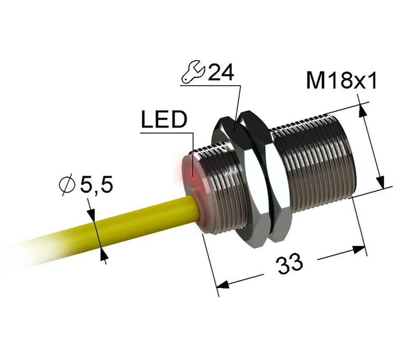 Выключатель бесконтактный PS2-18M33-8B11-K (ВБ2.18М.33.5.1.1.К) МЕГА-К A8010-80087606