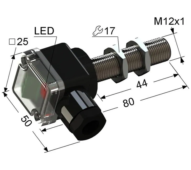 Выключатель бесконтактный PS2-12M80-2B11-B (ВБ2.12М.80.2.1.1.В) МЕГА-К A8010-T71568620
