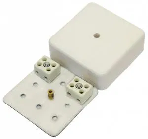 Коробка монтажная огнестойкая керамич. 7403-4 4 контакта до 6кв.мм IP41 75х75х28 МЕТА 245444