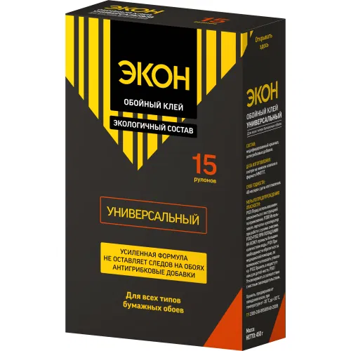 Клей обойный ЭКОН Универсальный 450г Момент Б0023058