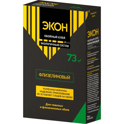 Клей обойный "ЭКОН Флизелиновый" 470г Момент Б0048500