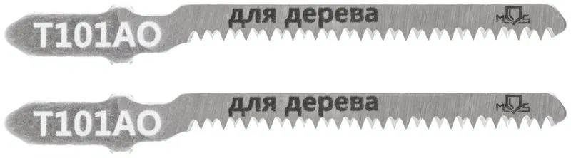 Полотно для эл. лобзика Т101AO по дереву HCS 75мм (уп.2шт) MOS 40801М