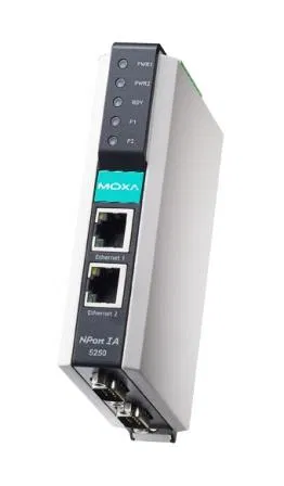 Nport IA-5250 服务器 2-port RS-232/422/485 dual 10/100BaseT (X) MOXA 287920