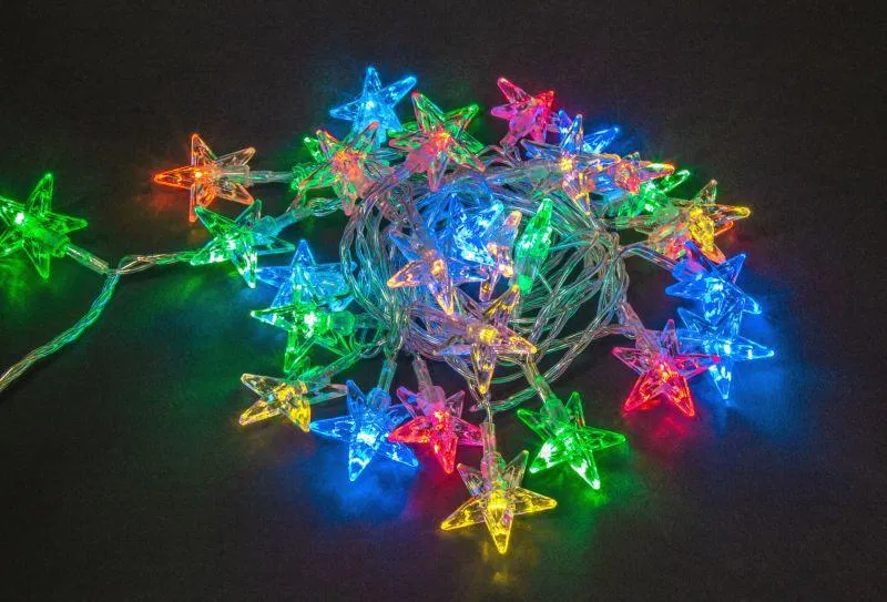LED Garland "Zvezdochki" 14 043 NGF-D005-30RGBY-230 Navigator 14043