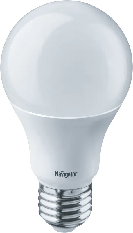 LED lamp 14 122 NLL-A60-10-230-2.7K-E27-DIMM 10W pear-shaped frosted 2700K warm white E27 800lm 176-264V Navigator 14122