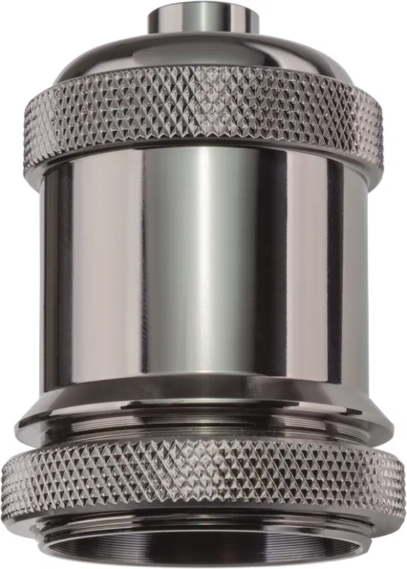 Electrical socket 61 517 NLH-V01-005-E27, pendant, metal, black chrome Navigator 61517