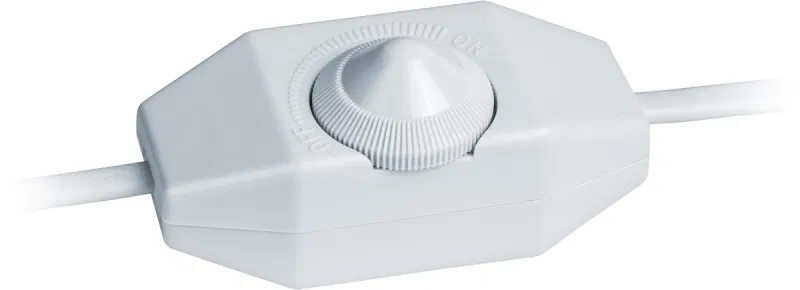 Navigator 61 602 NPS-FS02-170-2х0.5-WH 1.7m 带调光开关白色电源线 61602