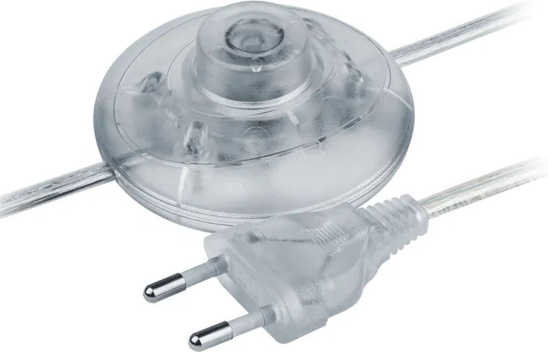 电源线 61 719 NPS-FS01-170-2х0.5-TR 1.7m 带开关 透明 Navigator 61719