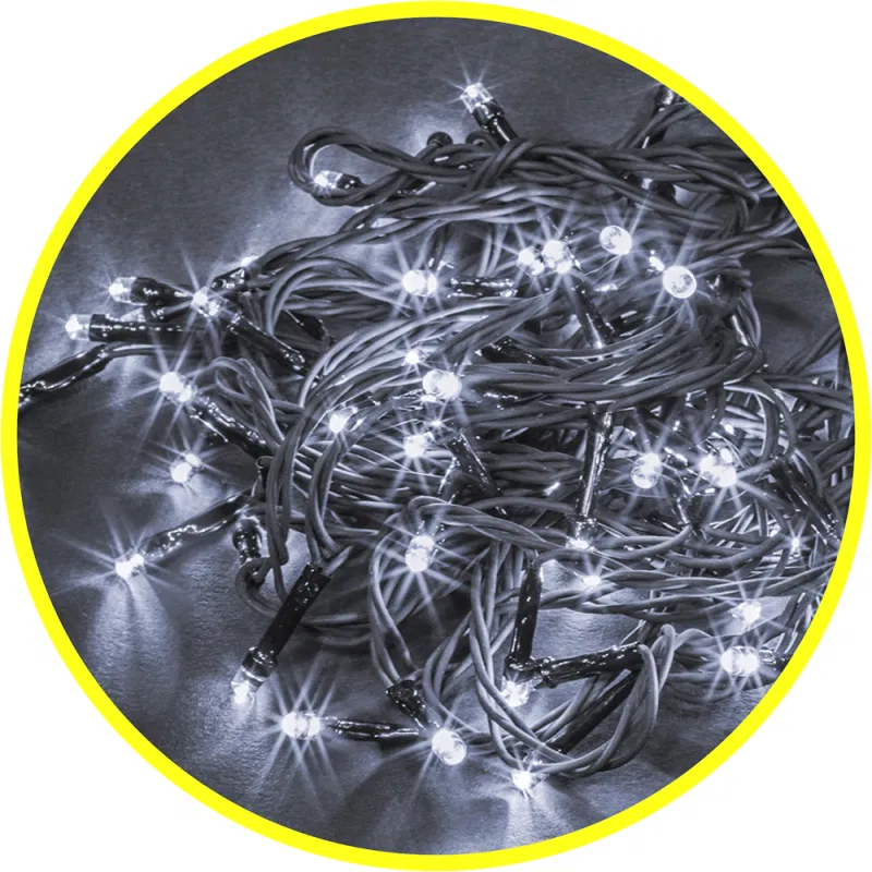 LED string light 61 828 NGF-S01-140CW-10-15.5m-230-C8-BL-IP44 Navigator 61828