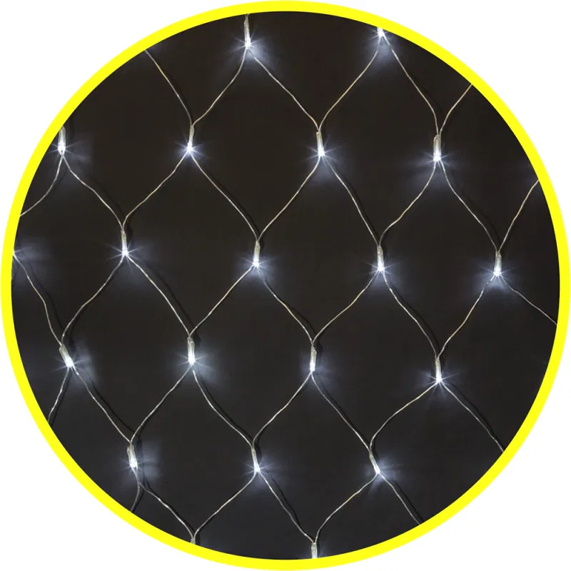 LED garland 61 851 NGF-N01-240CW-12-2x2m-230-TR-IP20 Navigator 61851