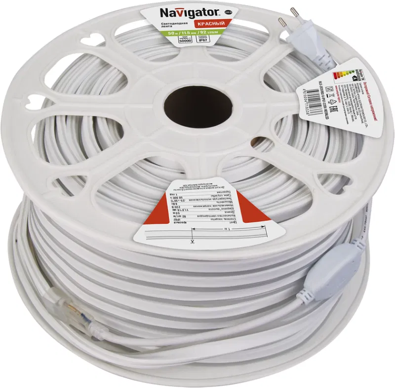 LED strip 71 933 NLS-2835R92-9-IP67-220V-NEONLED R20 (pkg. 20m) Navigator 71933