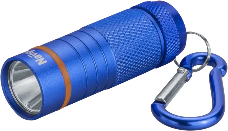 Keychain flashlight 82 315 NPT-KC08-S-4LR44 1LED 1W 1 mode alum. silver NAVIGATOR 82315