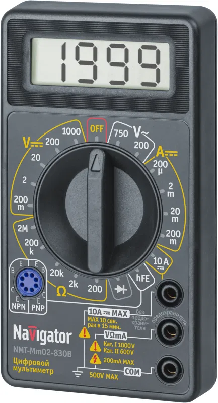 Multimeter 82 430 NMT-Mm02-830B (830B) Navigator 82430
