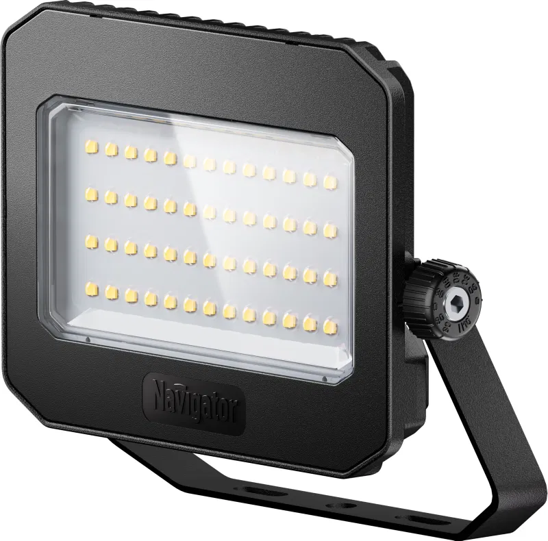 Прожектор светодиодный 95 632 NFL-04-50-6.5K-BL-D70-LED 50Вт 6500К IP65 5850лм черн. NAVIGATOR 95632