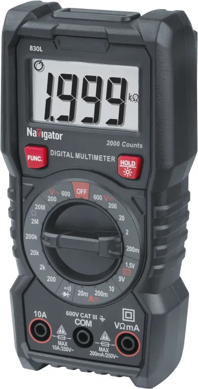 Multimeter 95 765 NMT-Mm-830L digital Navigator 95765