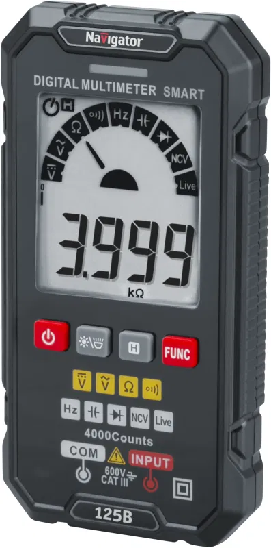 Мультиметр 95 769 NMT-Mm-125B True RMS Smart Navigator 95769