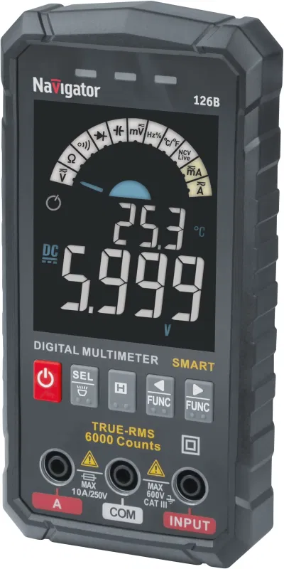 万用表 95 770 NMT-Mm-126B True RMS Smart 彩色显示屏 Navigator 95770