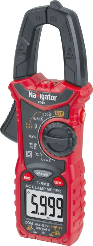 95 780 NMT-Cm-206B True RMS 600V/600A Navigator 95780 Clamp meters