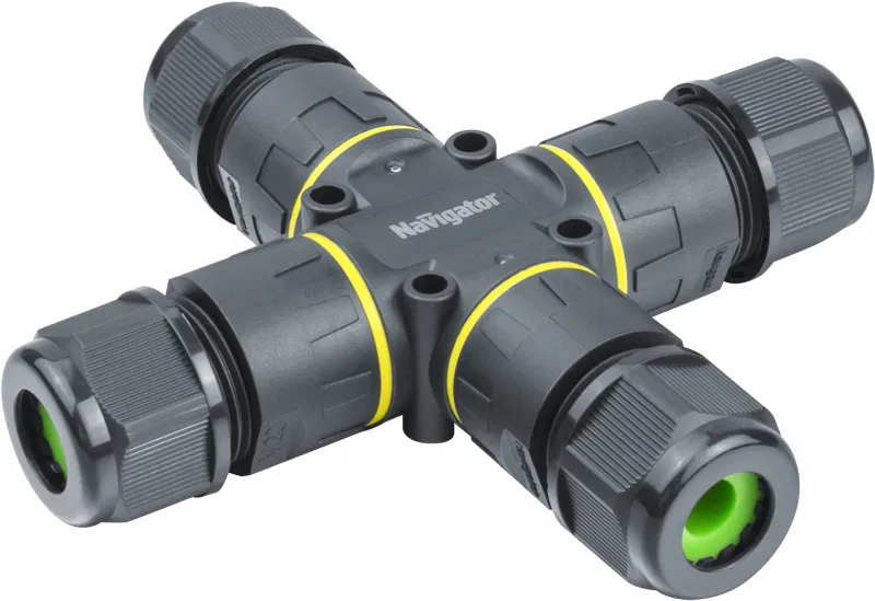 Коннектор кабельный X-образ. 95 828 NTB-X03-3P-IP68 3PIN NAVIGATOR 95828