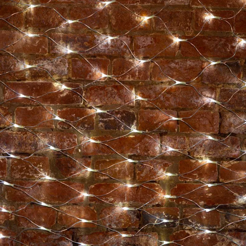 LED garland "Set" 2x1.5m 288LED white 24W 230V IP65 dynamic glow PVC wire clear Neon-Night 215-045