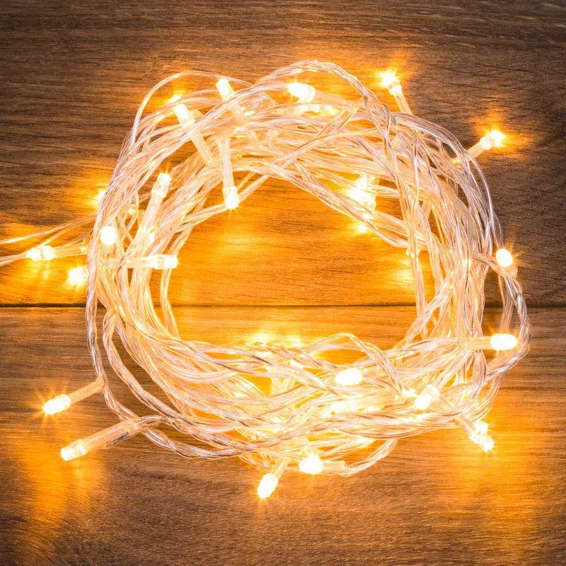 "Twinkle Light" LED 串灯 4m 25LED 暖白 4.8W IP20 PVC 透明导线 Neon-Night 303-166