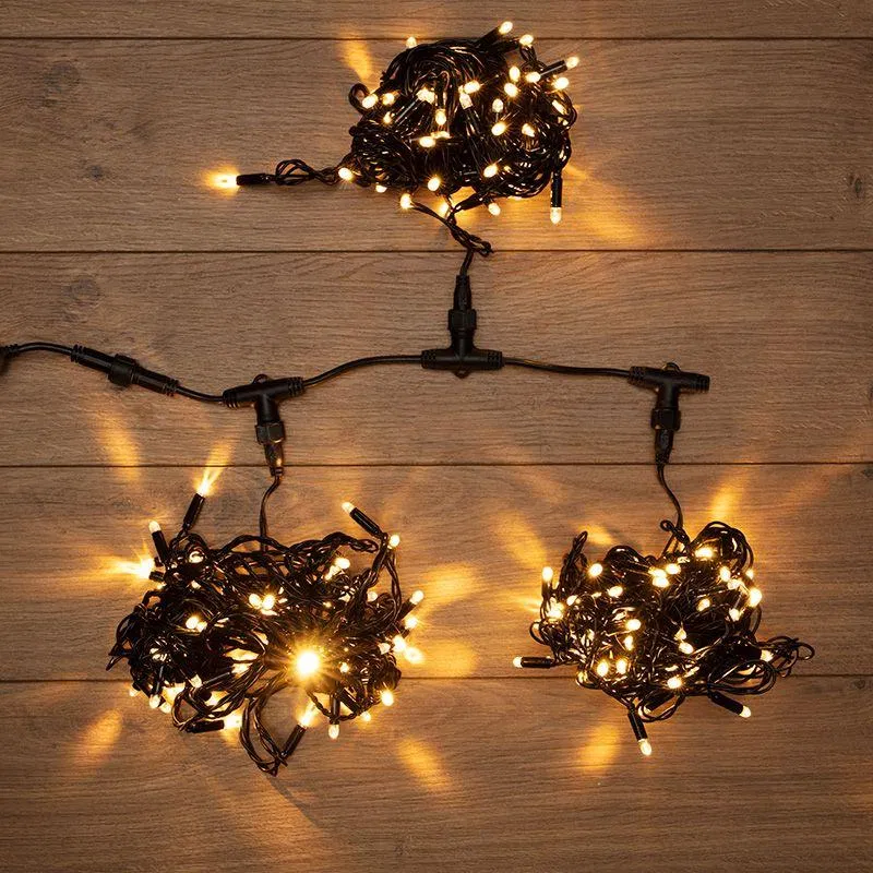 LED string "LED ClipLight" 3 strings x10m 198LED warm white 18W 24V IP65 Neon-Night 323-316