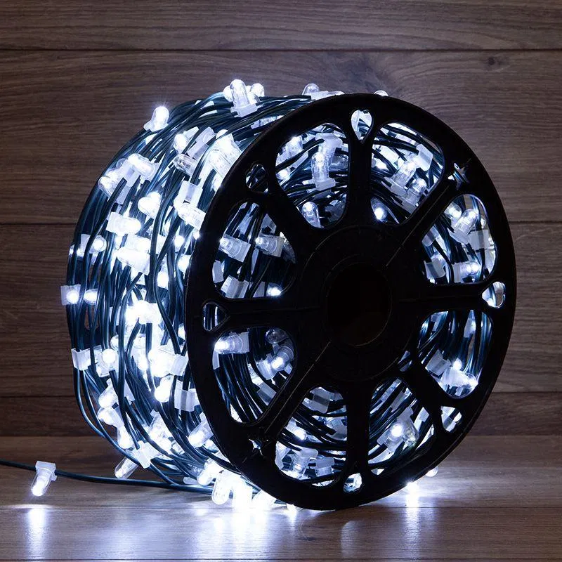 LED garland "LED ClipLight" step 15cm 665LED white 80W 12V IP65 flashing effect white (pkg.100m) Neon-Night 325-145