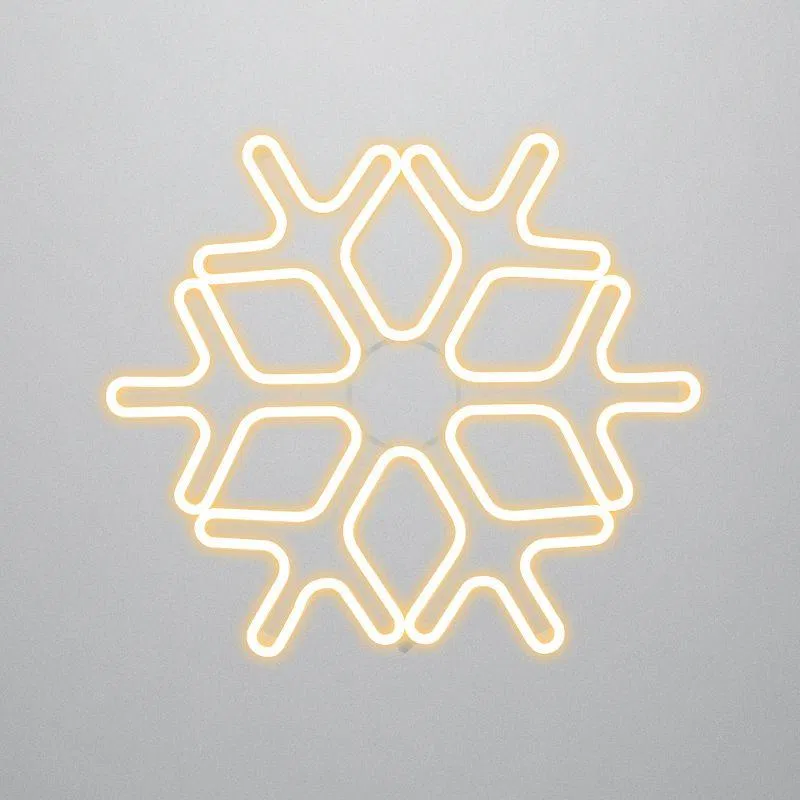 "Снежинка" LED灯饰 60x60cm 720LED 暖白 50W IP65 柔性霓虹灯 Neon-Night 501-326