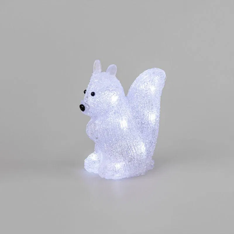LED acrylic figure "Belka" 17.5x12x18cm 12LED 0.5W 4.5V IP20 batteries 3xAAA (not included) Neon-Night 513-341