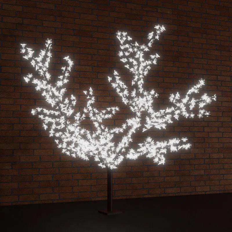 LED Tree "Sakura" 3.6m crown d 3m LED white 400W IP65 step-down transformer included Neon-Night 531-235