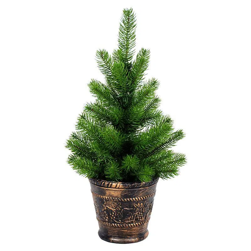 Christmas tree 45cm IP20 cast in plastic. pot Neon-Night 533-334