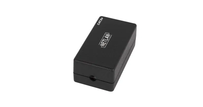 IDC-IDC Cable Connector Cat.5e (Class D) 100MHz KRONE T568A/B unshielded black (pkg. 10pcs) NETLAN EC-UCB-IDC-UD2-BK-10