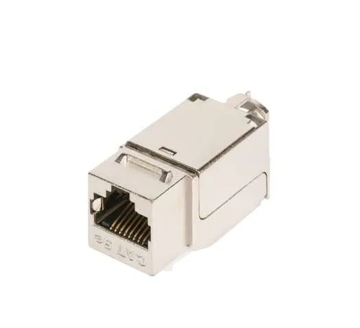 Keystone 插座模块 Cat.5E (D级) 全屏蔽 100MHz RJ45 (8P8C) FT-TOOL/110/KRONE T568A/B 金属 NIKOMAX NMC-KJSD2-FT-MT