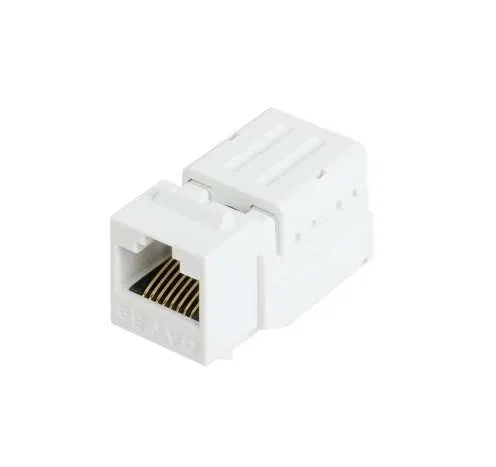 Keystone 插座模块 Cat.5E (D级) 非屏蔽 100MHz RJ45 (8P8C) 非屏蔽 FT-TOOL/110/KRONE T568A/B 白色 NIKOMAX NMC-KJUD2-FT-WT