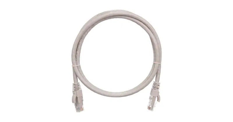 U/UTP 4对 Cat.6 (E类) 250MHz 2xRJ45/8P8C BC (纯铜) 24AWG (7x0.205mm) LSZH нг(А)-HFLTx 系列 10m NIKOMAX NMC-PC4UE55B-100-C-GY