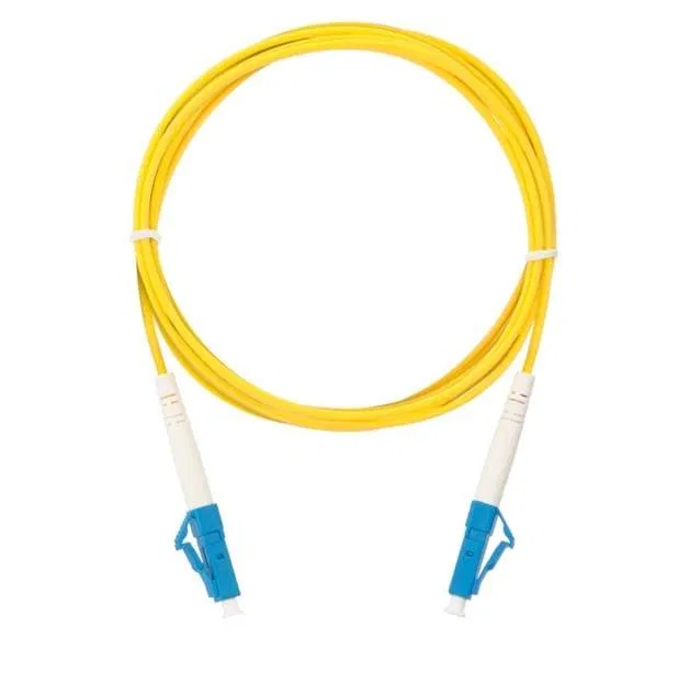 光纤跳线 NMF-PC1S2C2-LCU-LCU-005 单模 9/125μm OS2 标准 LC/UPC-LC/UPC 单芯 LSZH нг(В)-HFLTx 2mm 黄色 5m NIKOMAX NMF-PC1S2C2-LCU-LCU-005