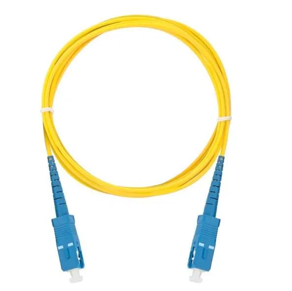 光纤跳线 NMF-PC1S2C2-SCU-SCU-001 单模 9/125μm OS2 标准 SC/UPC-SC/UPC 单芯 LSZH нг(В)-HFLTx 2mm 黄色 1m NIKOMAX NMF-PC1S2C2-SCU-SCU-001
