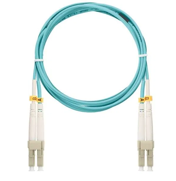 NMF-PC2M3C2-LCU-LCU-001 光纤跳线 多模 50/125μm OM3 LC/UPC-LC/UPC 双芯 LSZH нг(В)-HFLTx 2mm aqua 1m NIKOMAX NMF-PC2M3C2-LCU-LCU-001
